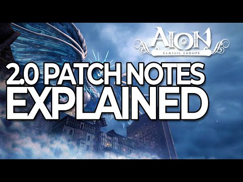 AION CLASSIC EU 2.0 - PATCH NOTES SUMMARY | Poolsifist