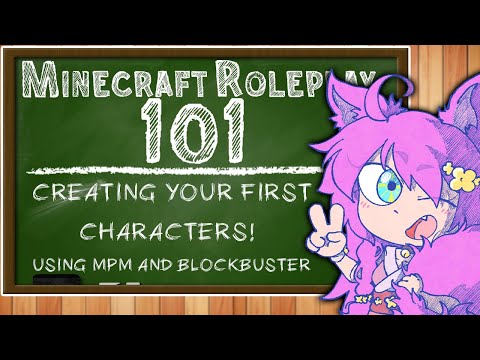 Minecraft Roleplay 101 (Tutorial) #1 | Creating Your First Characters! - Using MPM and Blockbuster