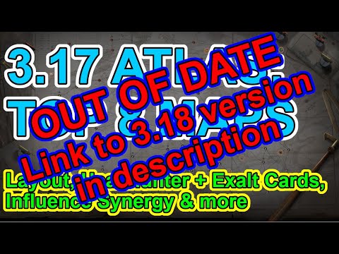 POE 3.17 - The Top 8 Maps To Farm - Headhunter & Exalt Cards, Influence Synergies - Path of Exile