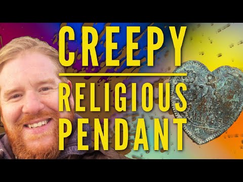 Creepy Religious Pendant: Metal Detecting UK # 131