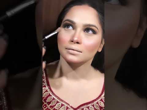 😍 Beautiful Bridal Makeup| At The Amazing Makeover |#beauty #maybelline #parul#shorts