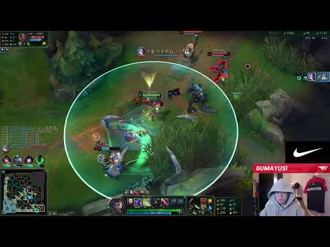Don't think about winning a 3v2 against T1 Gumayusi (Triple Kill!) | Stream Highlights