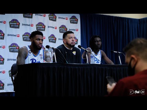Pitt Men's Basketball vs. St. John's | HC Jeff Capel, Burton & Gueye Postgame Press Conference