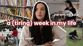 This Is Hard... // Solo Parenting, Gardening, Thrift + Market Days
