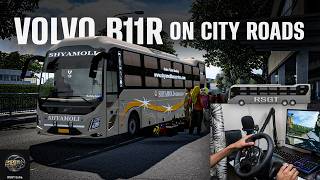 Download lagu Shyamoli Volvo B11R Aggressive Driving on City Roads | Steering Wheel Shifter | ETS2 Bus Mod mp3 Download lagu Shyamoli Volvo B11R Aggressive Driving on City Roads | Steering Wheel Shifter | ETS2 Bus Mod mp3
