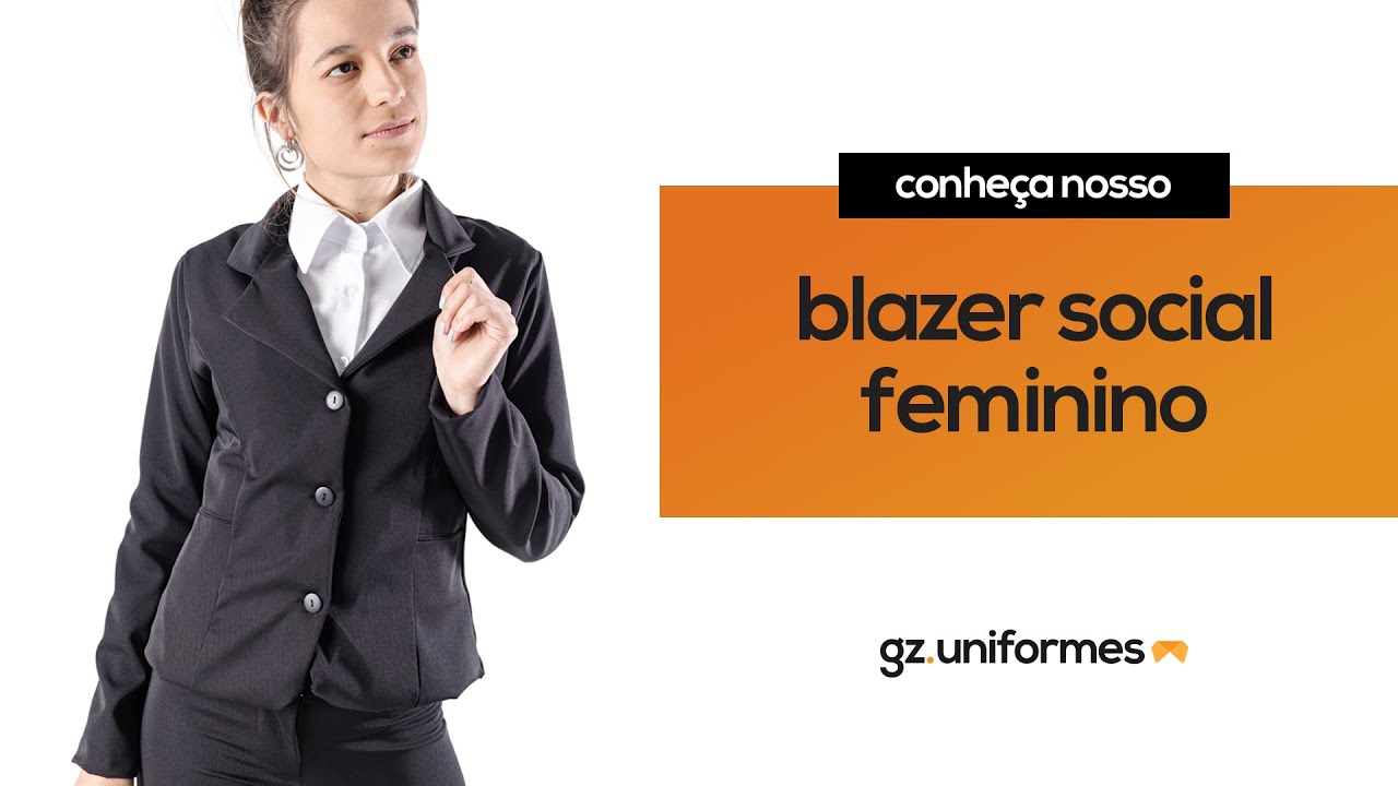 Blazer Social Feminino // GZ Uniformes