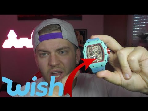 FAKE Richard Mille auf WISH BESTELLT!! (Unboxing/Test)