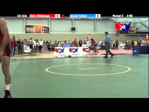 University Nat`ls FS  66 KG / 145.5 lbs: Chris Villalonga vs. Isaiah Tatum