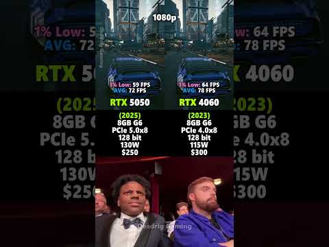 RTX 4060 vs RTX 5050 #pcgaming