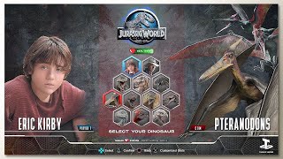 Pteranodons vs Human with Healthbars