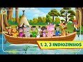 1 2 3 Indiozinhos Giramille Desenho Animado Musical