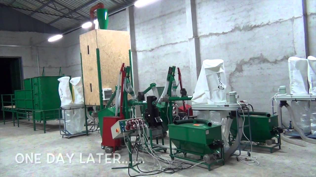 Линия гранулирования биомассы