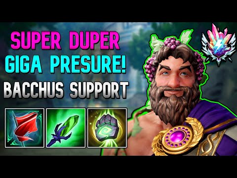 HOW TO CARRY AS SUPPORT! - Smite 2 Bacchus Support Gameplay Deity