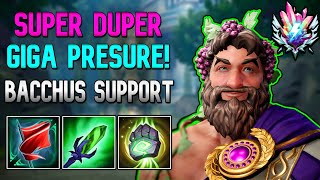 HOW TO CARRY AS SUPPORT! - Smite 2 Bacchus Support Gameplay Deity