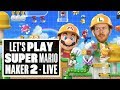 Super Mario Maker 2 gameplay - (Let's Play Super Mario Maker 2 LIVE!)