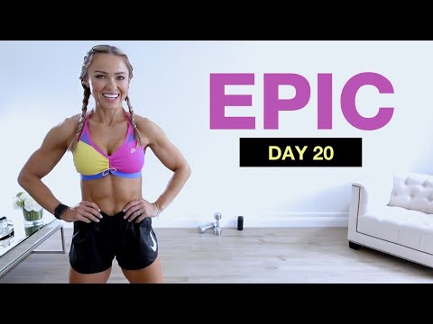 Day 20 of EPIC | Dumbbell HIIT Workout [30 min High Intensity]