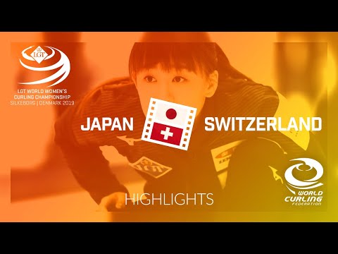 HIGHLIGHTS: Japan v Switzerland - round robin - LGT World Women's Curling Championship 2019