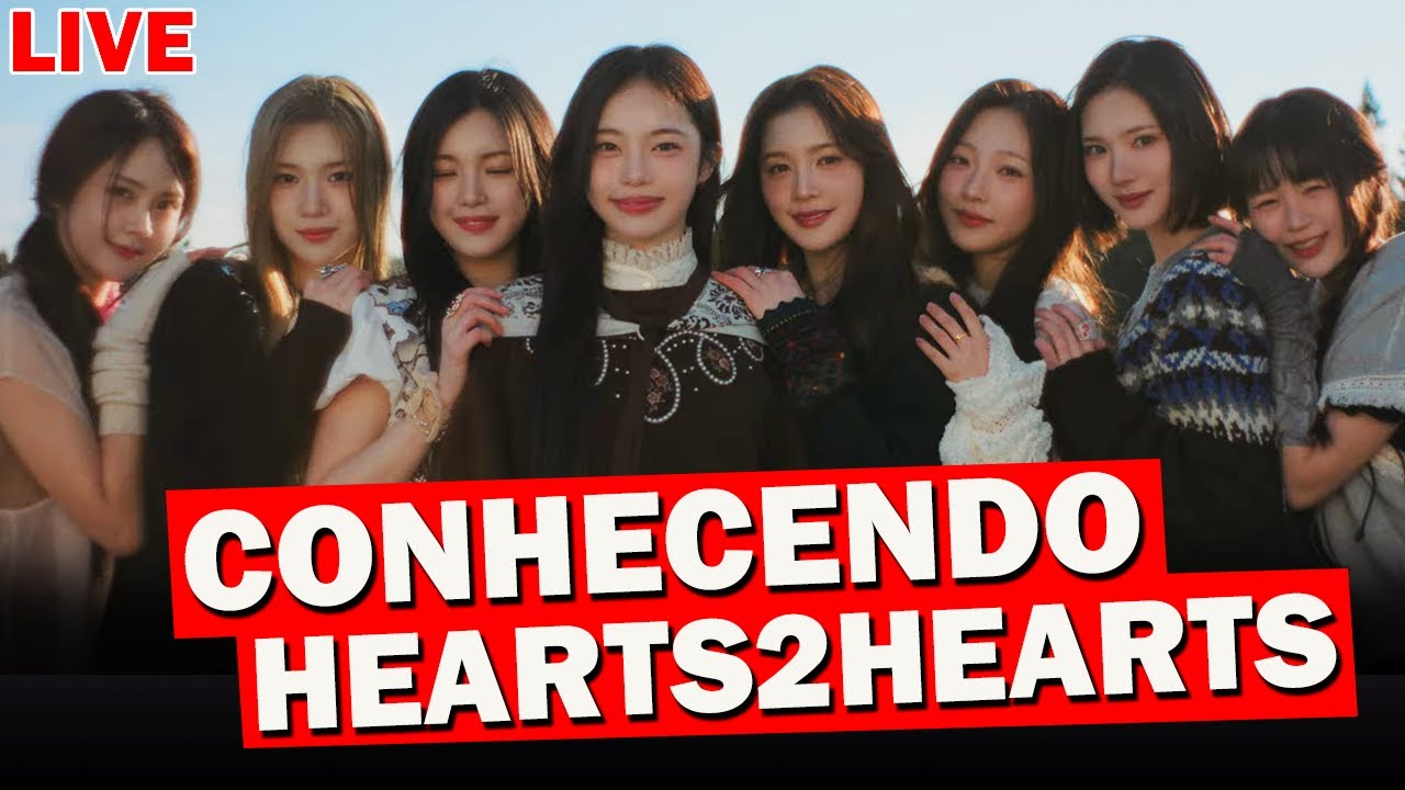 LIVE COM ALE&JANA | CONHECENDO O GRUPO HEARTS2HEARTS