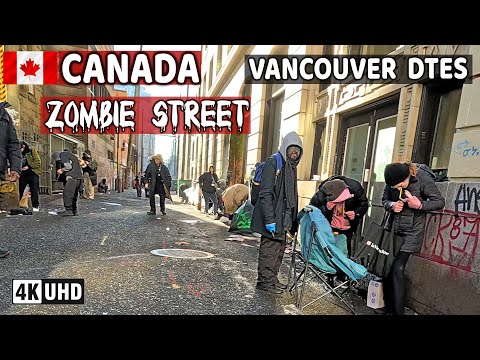 🇨🇦 【4K】 Jan 2026. East Hastings St. Downtown Vancouver BC, Canada. Street Walk. Go Pro Hero 13.