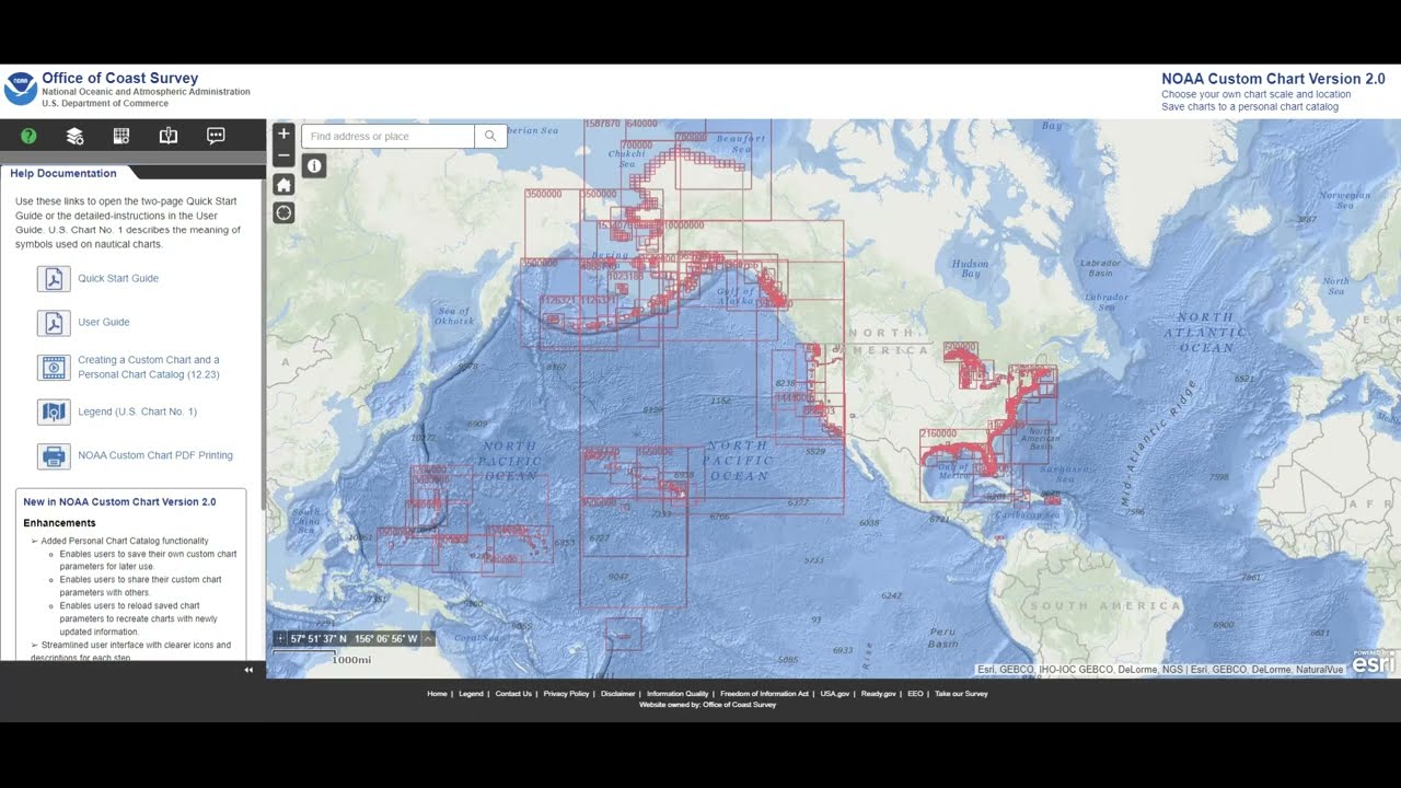 How to Create & Print NOAA Custom Charts (NCC)