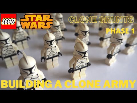Building a HUGE Phase One Grunt Clone Trooper Army?!! + update on Rancor ARF trooper army