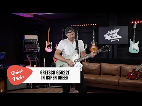 Quick Picks by Guitar Gear Giveaway - Gretsch G5622T In Aspen Green