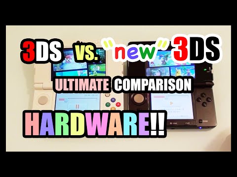 3DS vs. NEW Nintendo 3DS - ULTIMATE COMPARISON [Hardware]