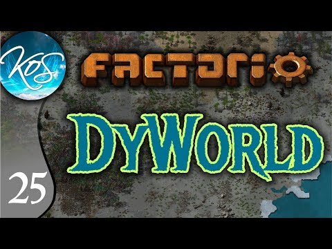 Factorio DyWorld Ep 25: RIVERS OF IRON - Conversion Mod Let's Play, Gameplay