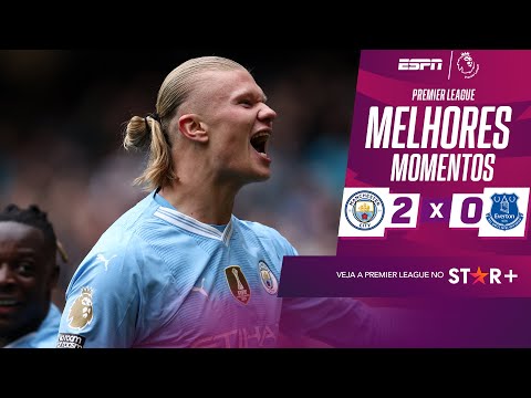 Gols e lances de Manchester City x Everton