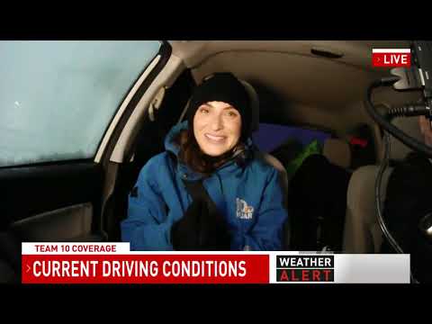 Snowstorm creates near impossible driving conditions in Rhode Island