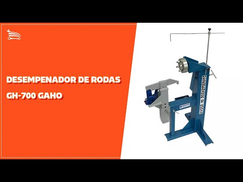 Desempenador de Rodas Liga Leve GH-700 até 24 Pol. - Video