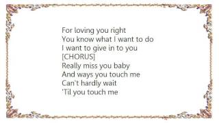 Brandy - When You Touch Me Lyrics