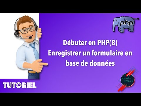 13 Débuter en PHP Enregistrer les données d un formulaire dans la base MySQL PHP8