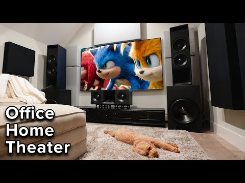 Work From Home Just Got Insane! 7.4.4 JTR Office Home Theater Tour