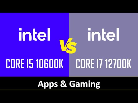 Intel Core i5 10600K vs Intel Core i7 12700K - Apps & Gaming (RTX 4090)
