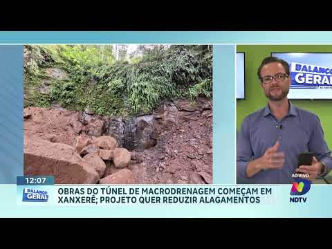 Macrodrenagem em Xanxerê começa e visa minimizar enchentes