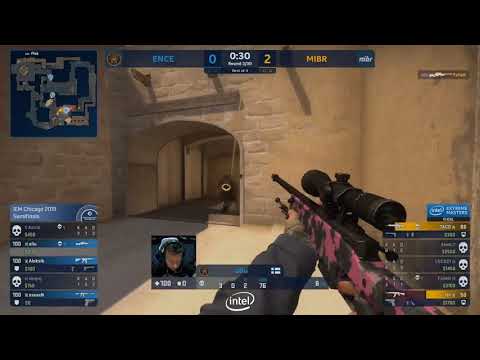 Allu 4 Kills vs Mibr - Semi-final - Ence vs. Mibr - IEM Chicago 2019 - Mirage