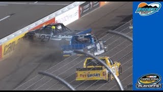 Playoff contenders Rhodes, Cindric make contact in Round of 6 finale