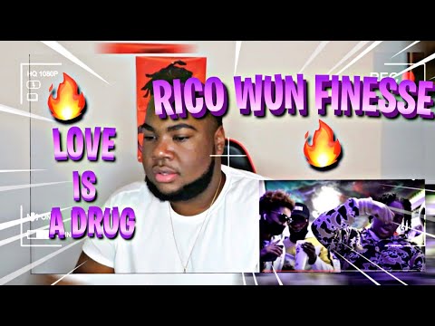 RICO WUN FINESSE - LOVE IS A DRUG | REACTION (MUST WATCH!!!😂🔥🔥)
