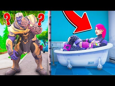 THANOS GIOCA A NASCONDINO SU FORTNITE!!