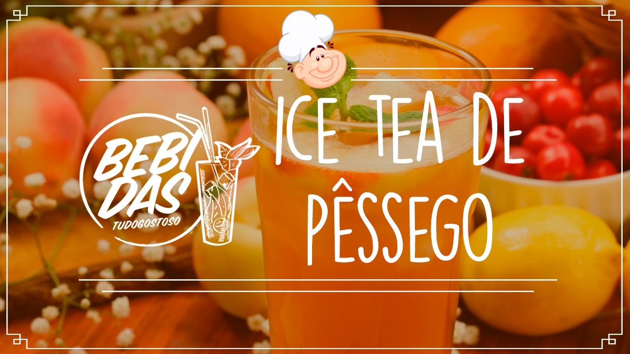 Ice tea de pêssego — Bebidas TudoGostoso