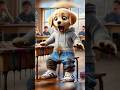 Cute puppy they make fun of him at school, but...😓😨 #ai #dog #aidog #puppy #cartoon #funny #story