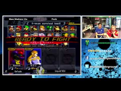 Mass Madness 12a - Liquid`KDJ vs OxFade SSBM Pool 1