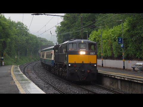 Irish Rail 071 Class Loco 087 + Cravens on "The Sea Breeze" | Shankill, Co. Dublin