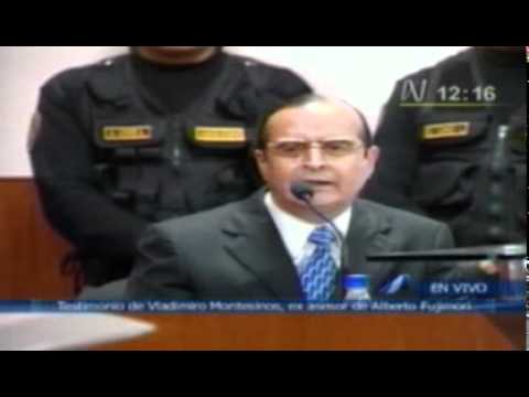 Vladimiro Montesinos declara en el juicio a Fujimori. Parte 9