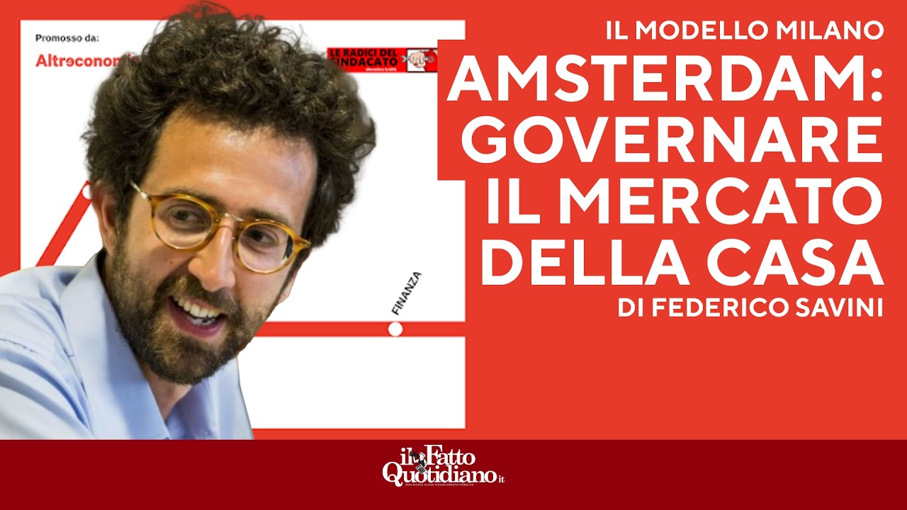 Federico Savini: "Amsterdam, governare il mercato della casa"