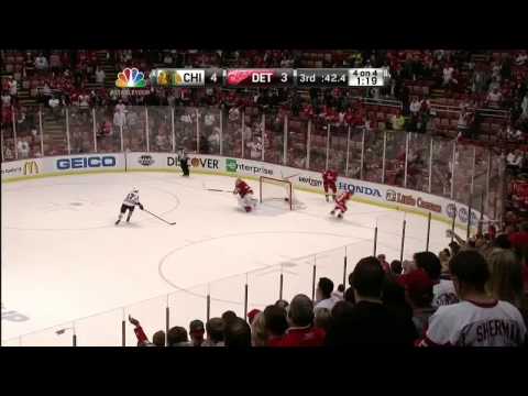 Last 2 mins of 3rd May 27 2013 Chicago Blackhawks vs Detroit Red Wings NHL Hockey