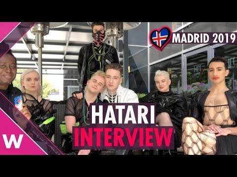 Hatari "Hatrið mun sigra" (Iceland 2019) Interview @ #PrePartyES Eurovision Party Madrid