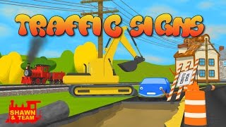 Help Shawn The Train teach the car about traffic signs!