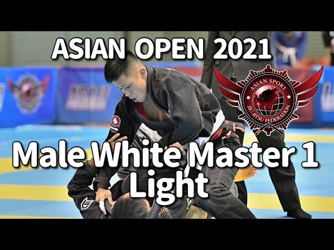 Male White Master 1 Light / ASJJF ASIAN OPEN JIU JITSU & NO-GI CHAMPIONSHIP 2021